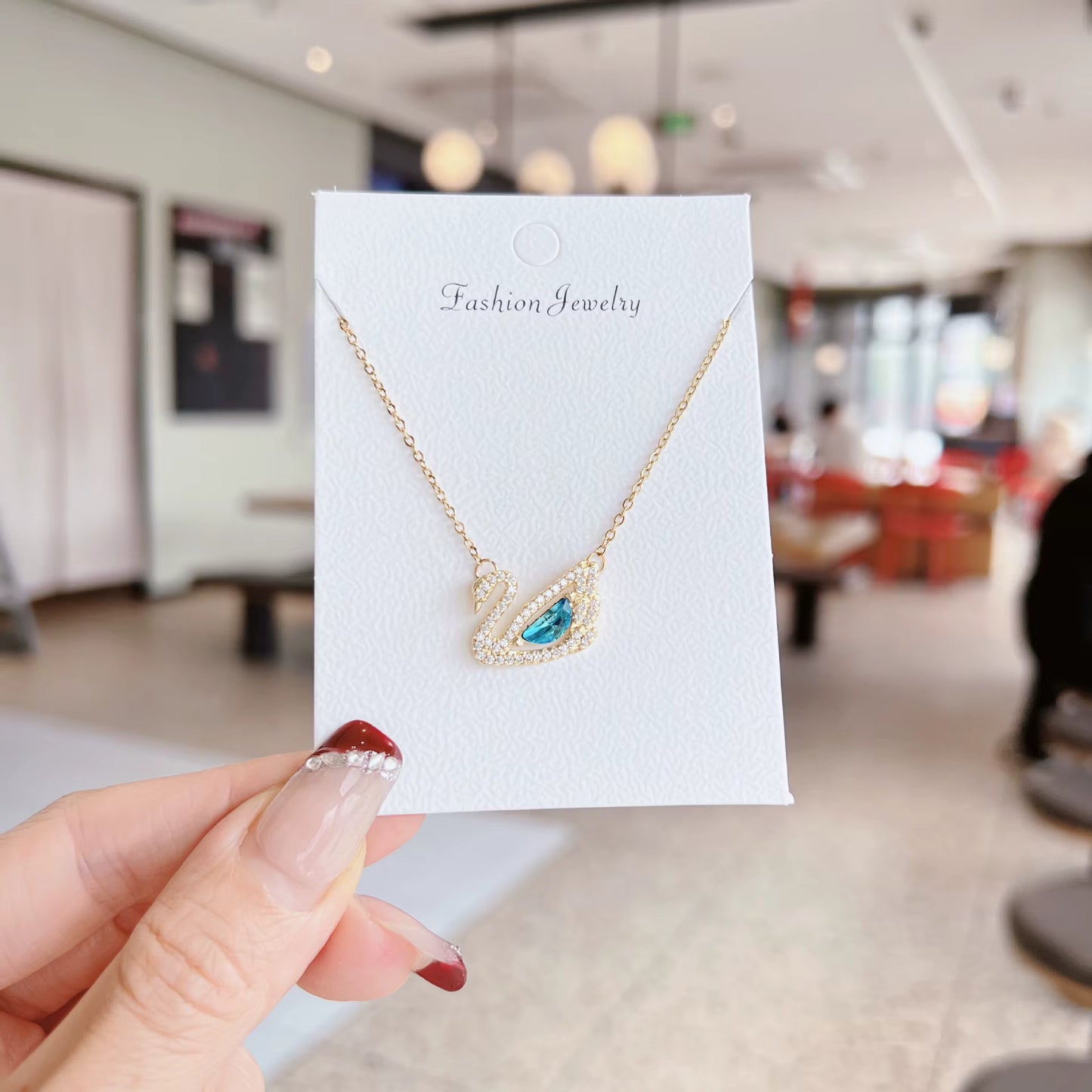 Collier Swan Diamond