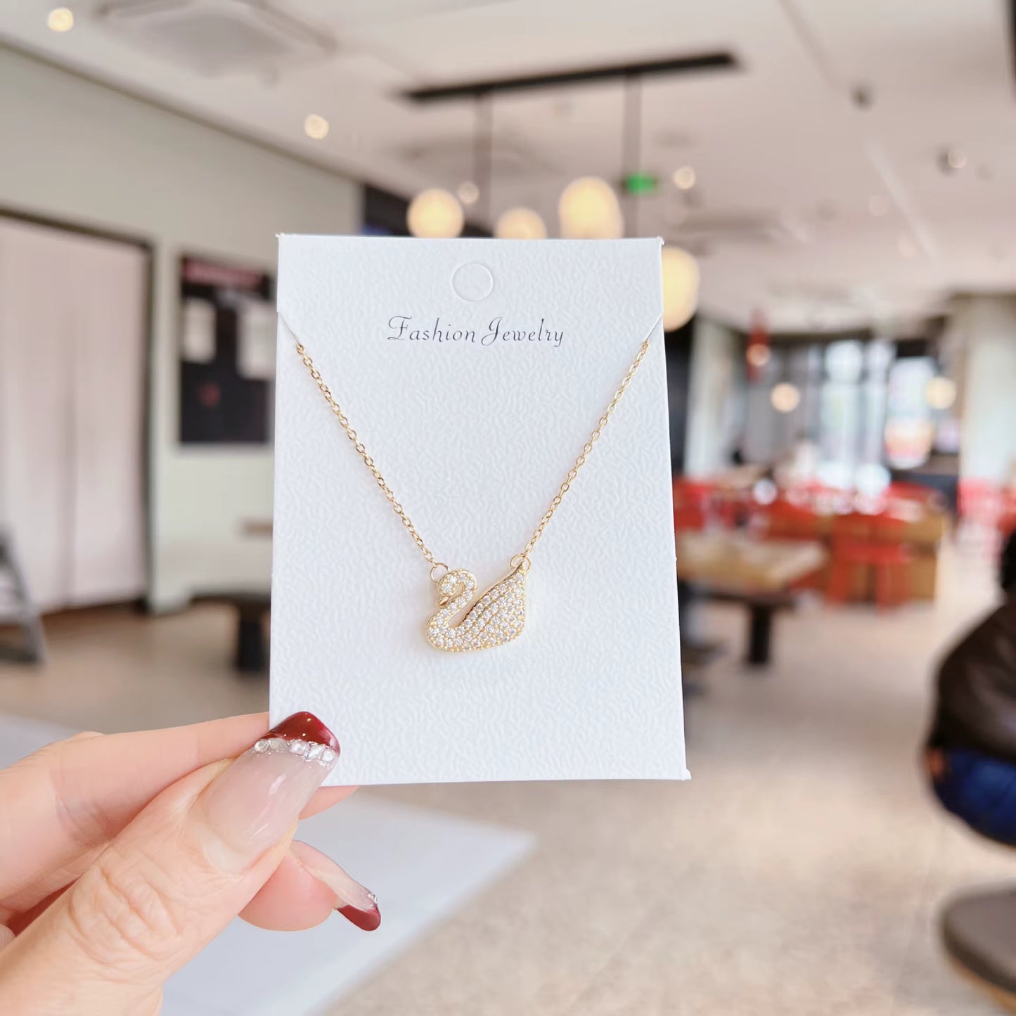 Collier Swan Diamond