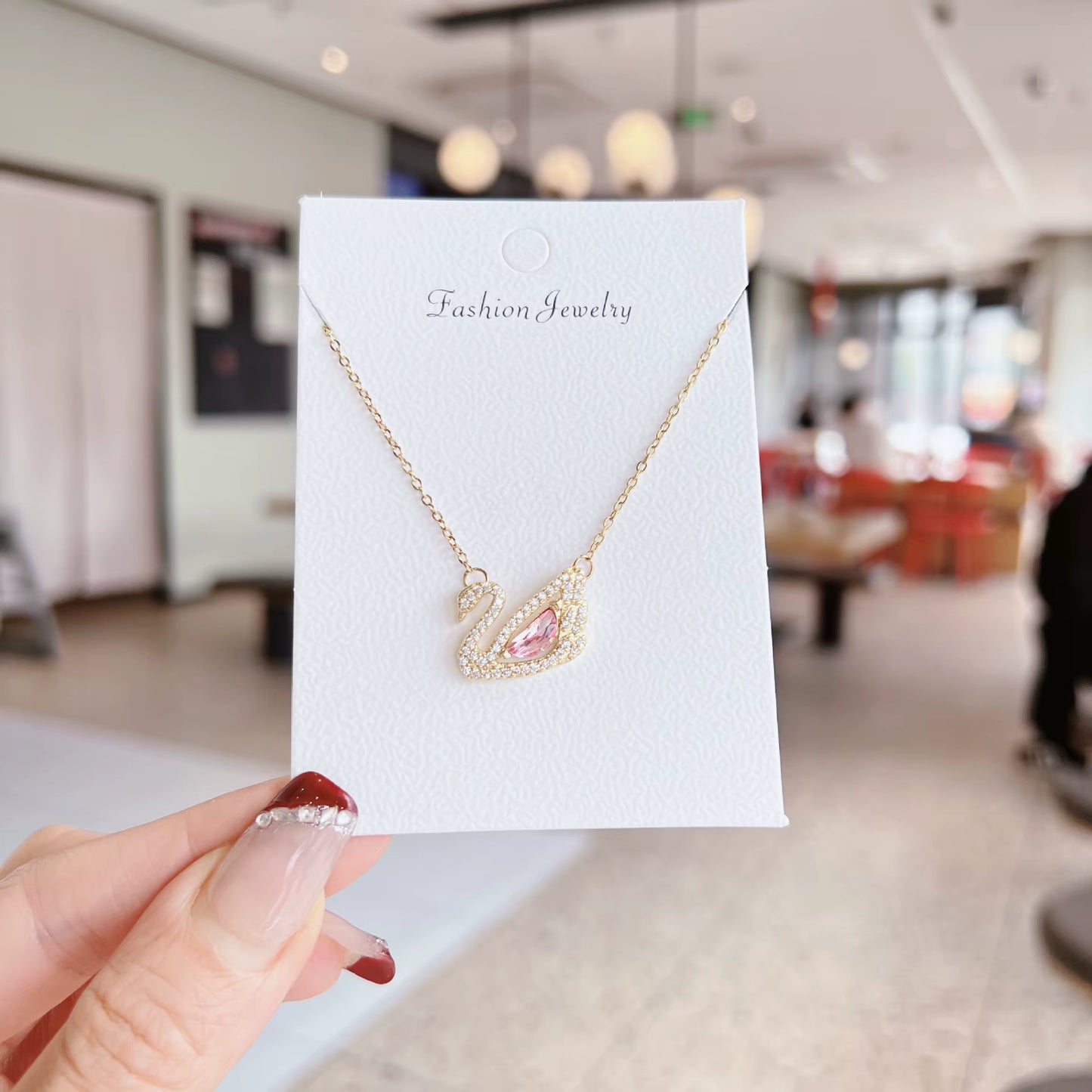 Collier Swan Diamond