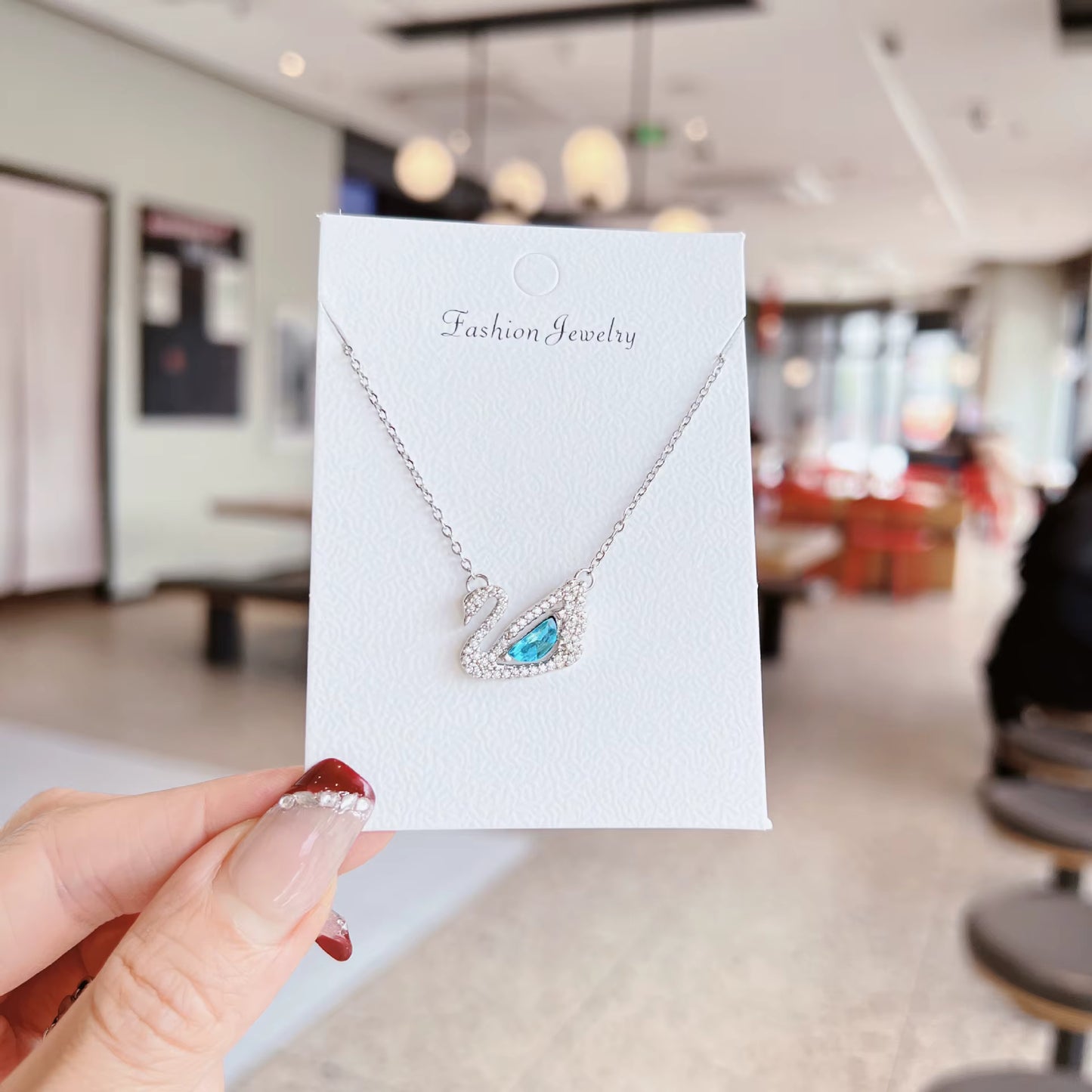 Collier Swan Diamond